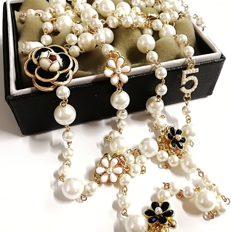 Double Layer Pearl Necklace