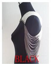 White Pearl Shoulder Body-chain