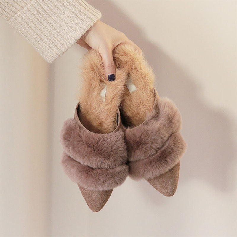 Fur Flat Slipper