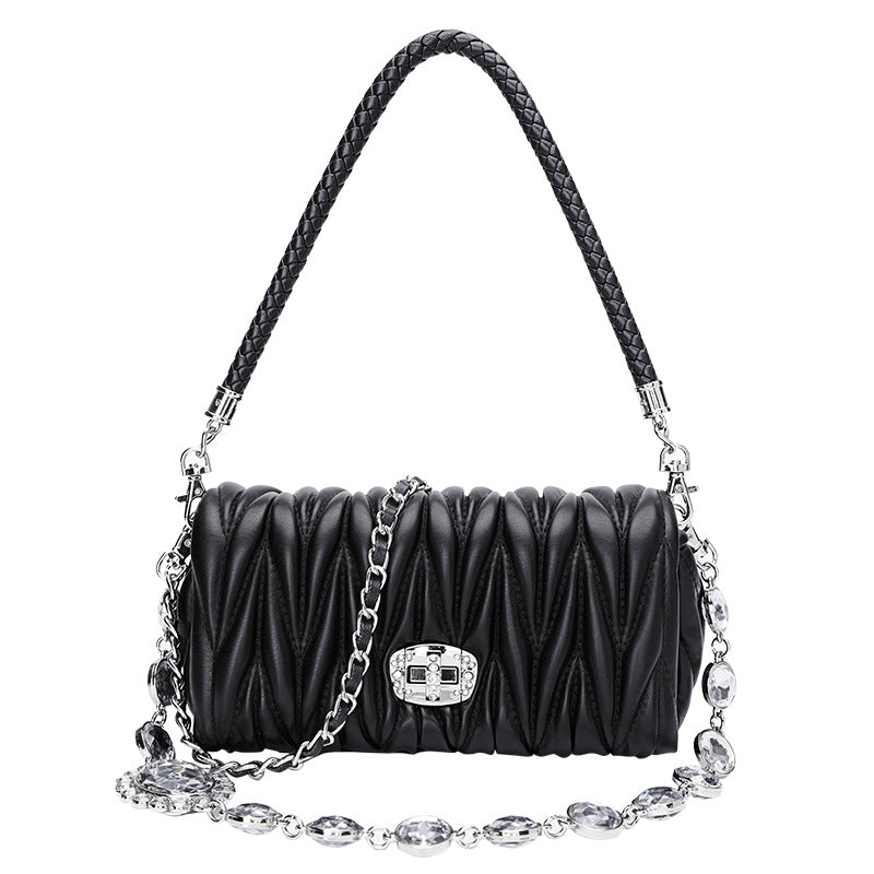 High Quality 2020 Diamonds Chain Sheepskin Mini Bag