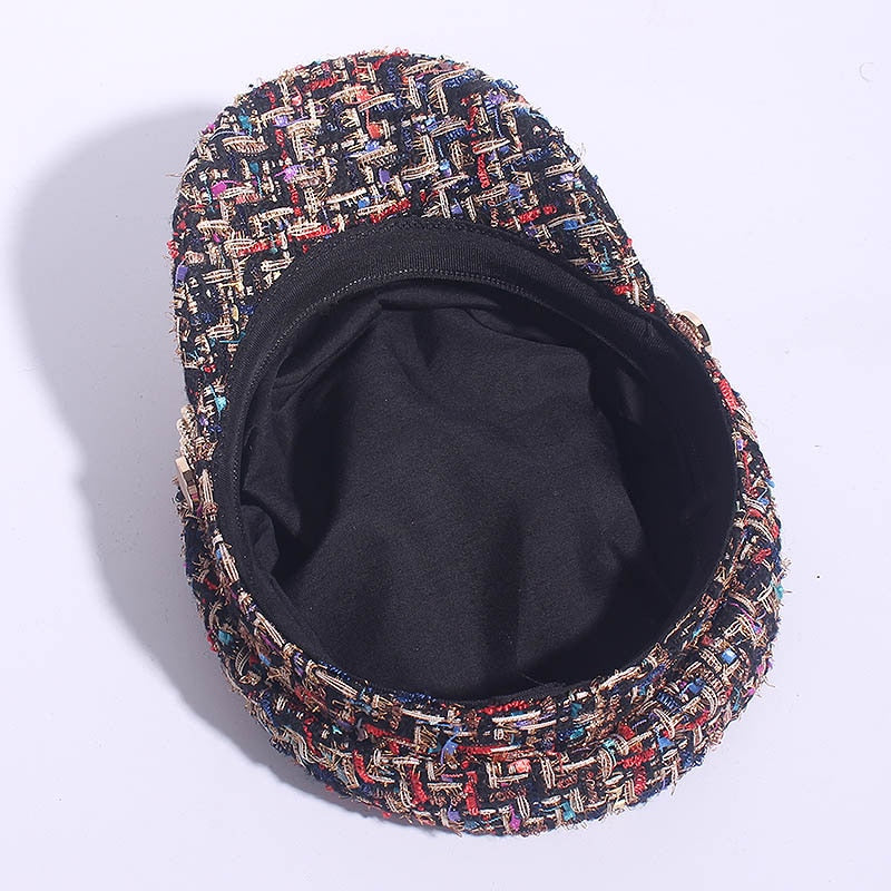 Military Sailor Tweed Captain Hat