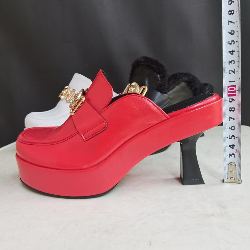 Thick High Heel Platform Slipper