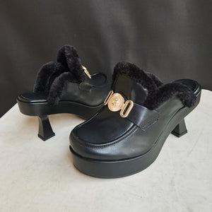 Thick High Heel Platform Slipper