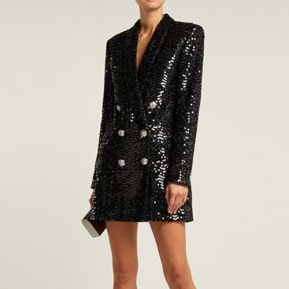 Runway Designer Blazer Dress