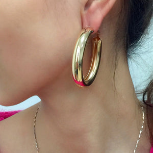 Gold Hoop Earring