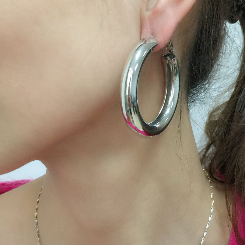 Gold Hoop Earring