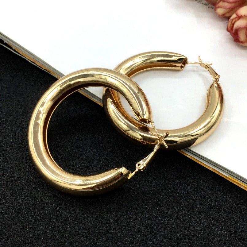 Gold Hoop Earring